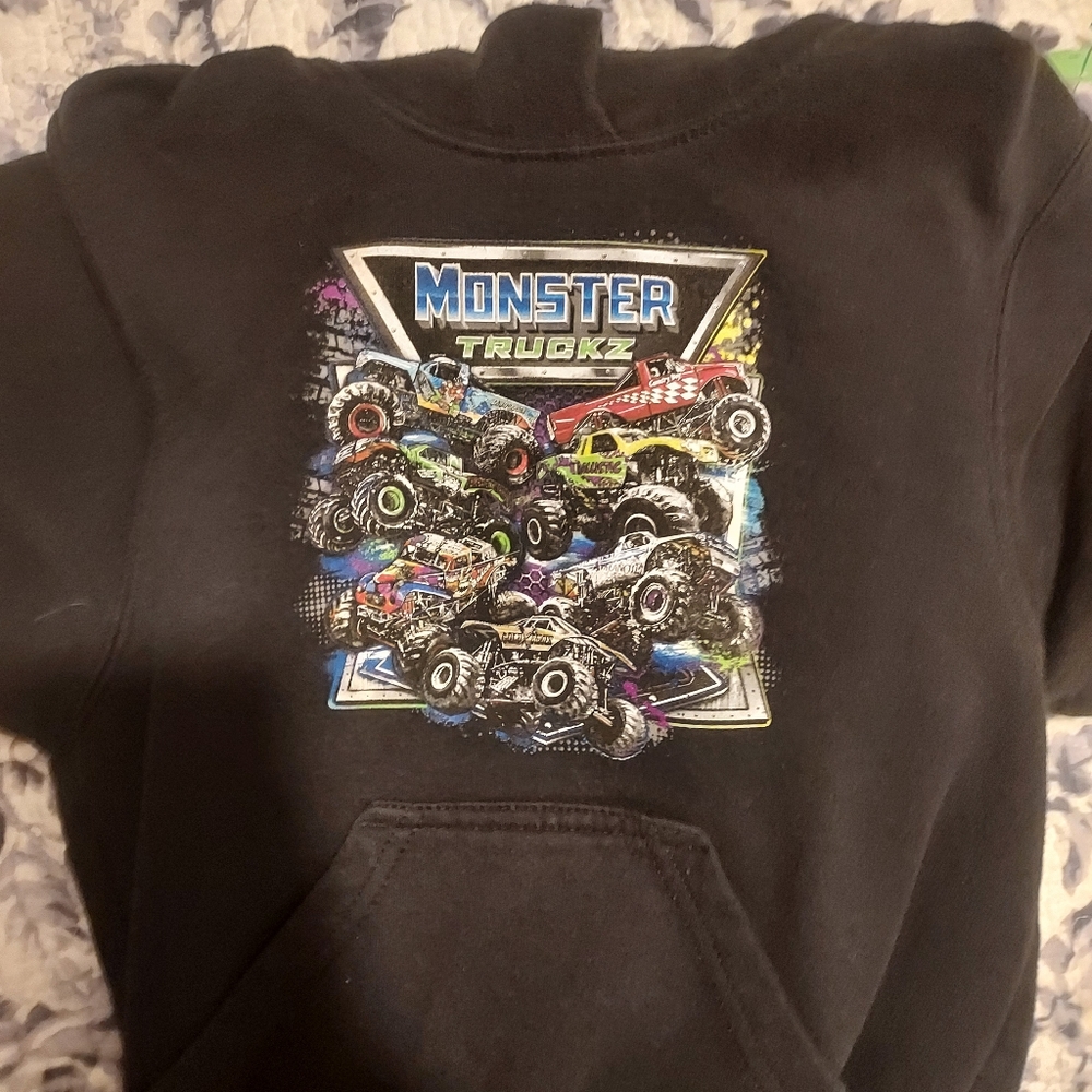 Kids Monster Trucks Youth Sweatshirt